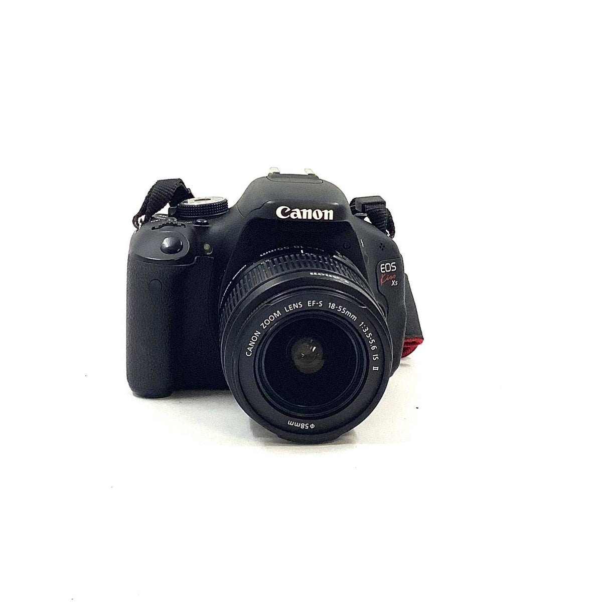 【全額返金保証】【最速発送】Canon デジタル一眼 EOS Kiss X5 EF-S18-55 IS II レンズキット ブラック 動作確認済