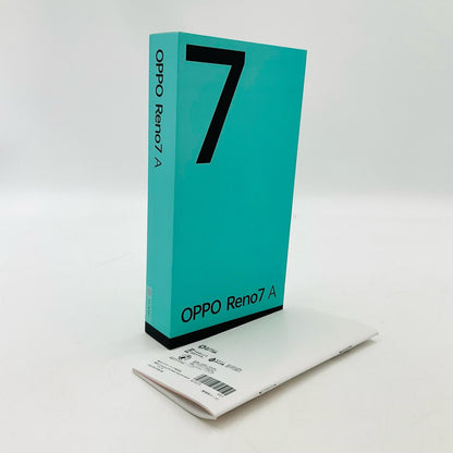 【全額返金保証】【最速発送】OPPO Reno Reno7 A 128GB スターリーブラック au SIMフリー OPG04 白ロム 美品 動作確認済