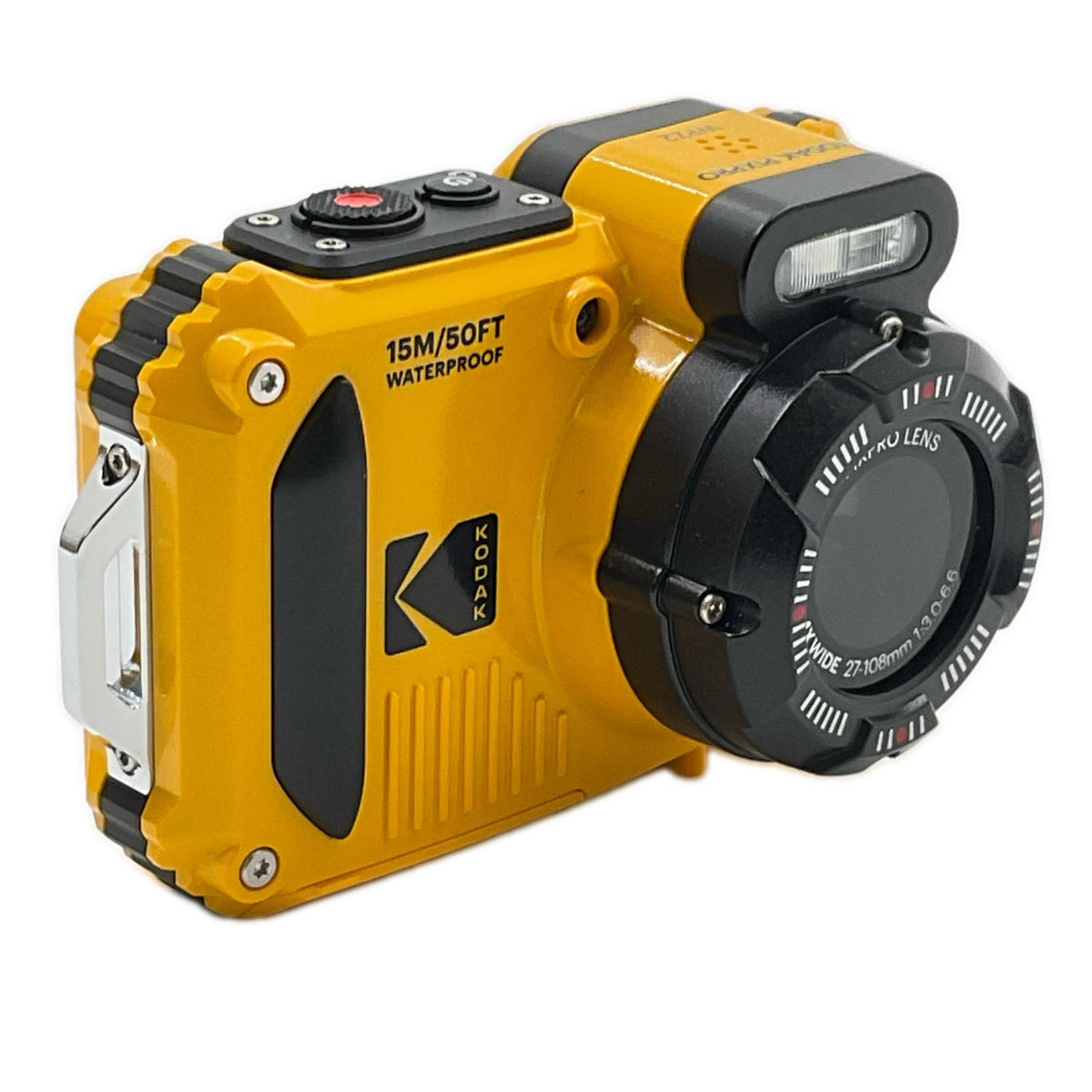 【全額返金保証】【最速発送】コダック コンパクトデジタルカメラ PIXPRO WPZ2 イエロー 美品 動作確認済