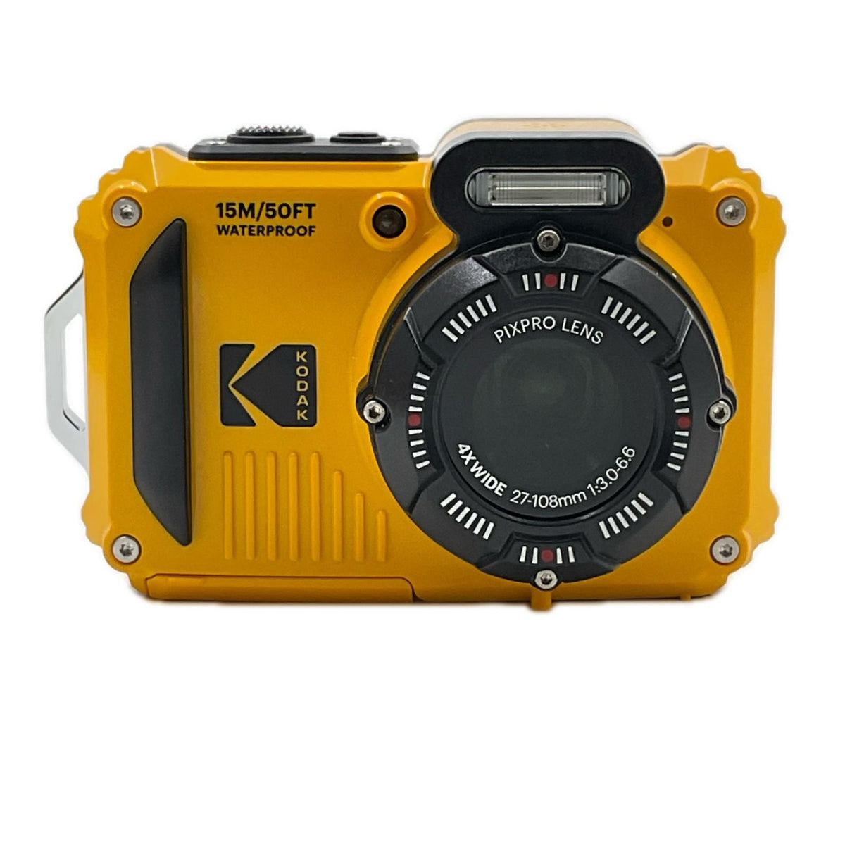 【全額返金保証】【最速発送】コダック コンパクトデジタルカメラ PIXPRO WPZ2 イエロー 美品 動作確認済