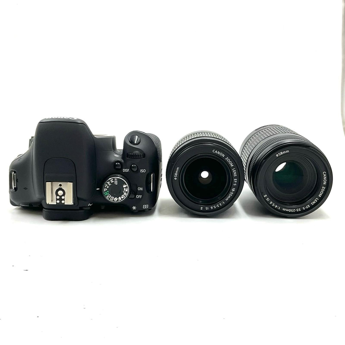 【全額返金保証】【最速発送】Canon デジタル一眼 EOS Kiss X5 ダブルズームキット ブラック 美品 動作確認済