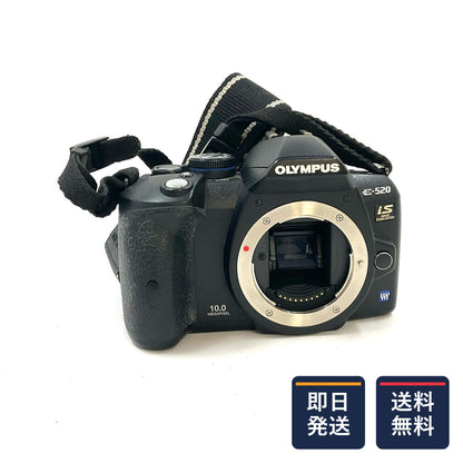 【全額返金保証】【最速発送】OLYMPUS デジタル一眼 E-520 ボディ ブラック 動作確認済
