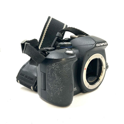 【全額返金保証】【最速発送】OLYMPUS デジタル一眼 E-520 ボディ ブラック 動作確認済