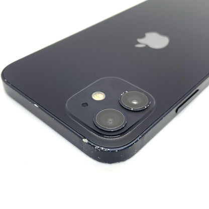 【全額返金保証】【最速発送】Apple iPhone iPhone 12 64GB ブラック docomo SIMフリー 白ロム 動作確認済 77%