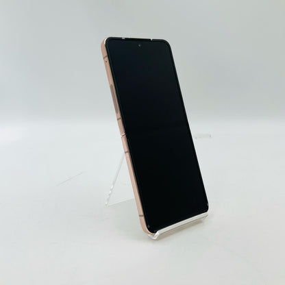 【全額返金保証】【最速発送】SAMSUNG Galaxy Z Flip4 128GB ピンクゴールド au SCG17 白ロム 美品 動作確認済