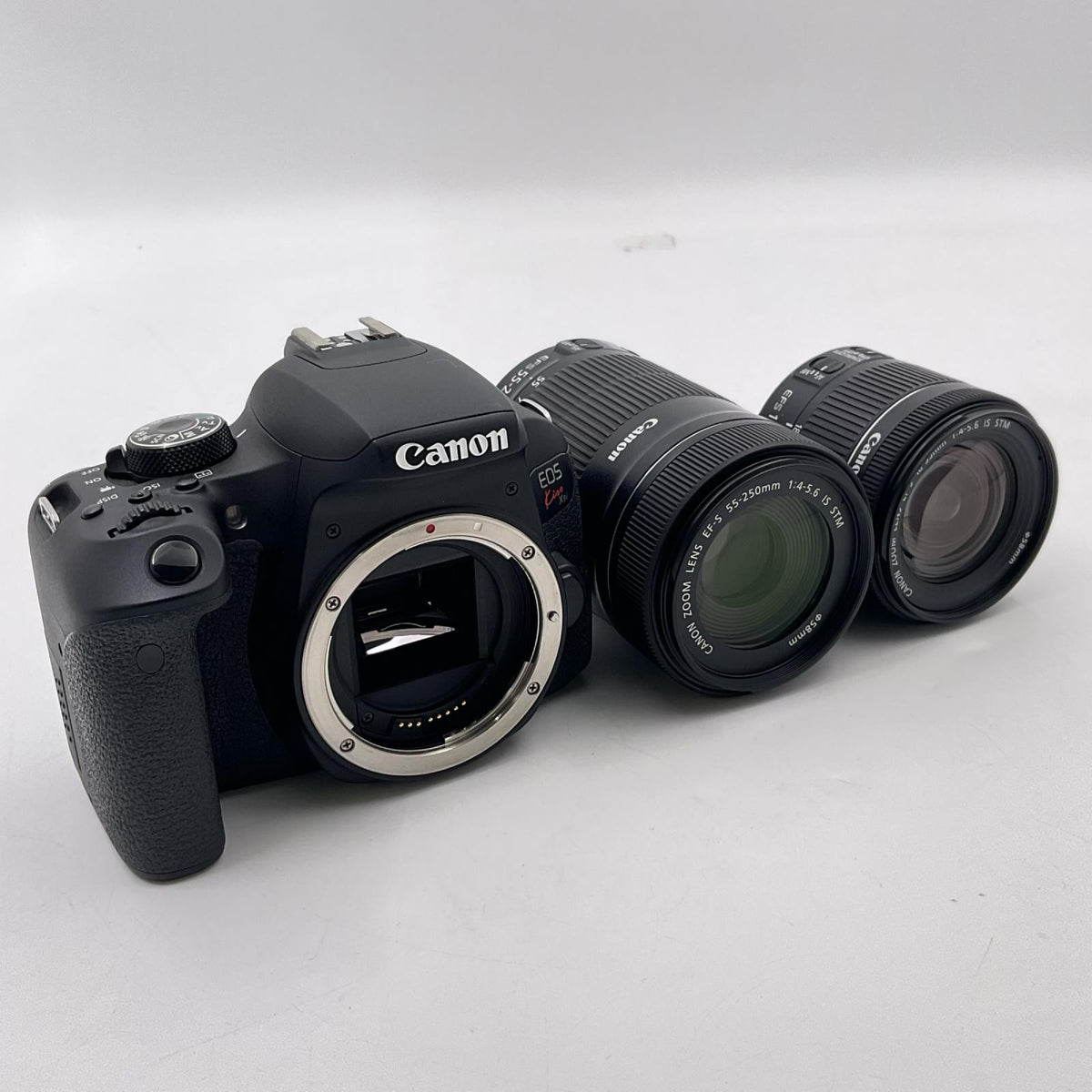 【全額返金保証】【最速発送】Canon デジタル一眼 EOS Kiss X9i ダブルズームキット ブラック 美品 動作確認済