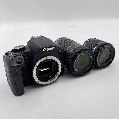 【全額返金保証】【最速発送】Canon デジタル一眼 EOS Kiss X9i ダブルズームキット ブラック 美品 動作確認済