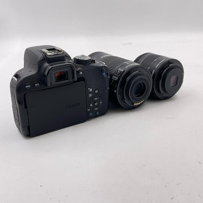【全額返金保証】【最速発送】Canon デジタル一眼 EOS Kiss X9i ダブルズームキット ブラック 美品 動作確認済