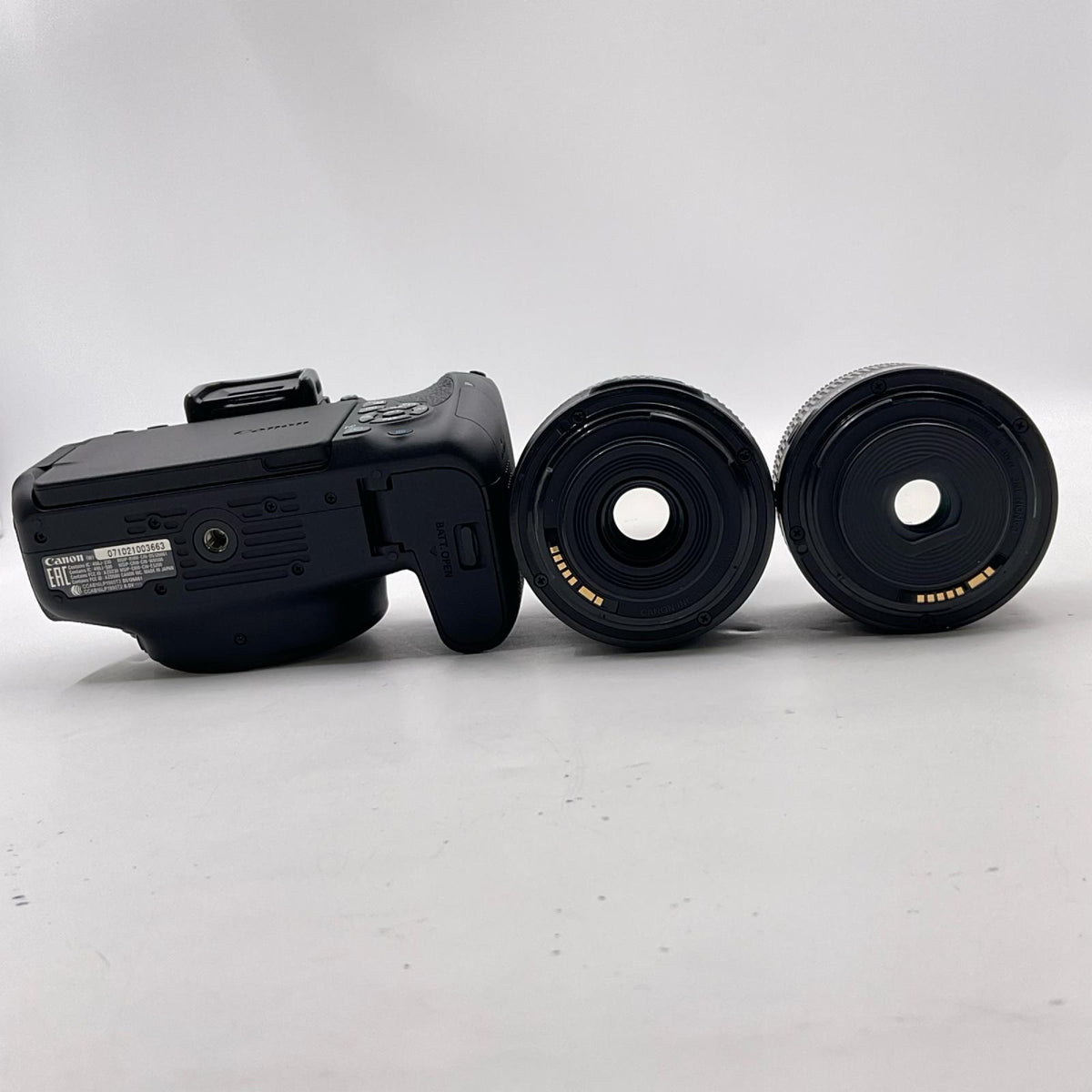 【全額返金保証】【最速発送】Canon デジタル一眼 EOS Kiss X9i ダブルズームキット ブラック 美品 動作確認済