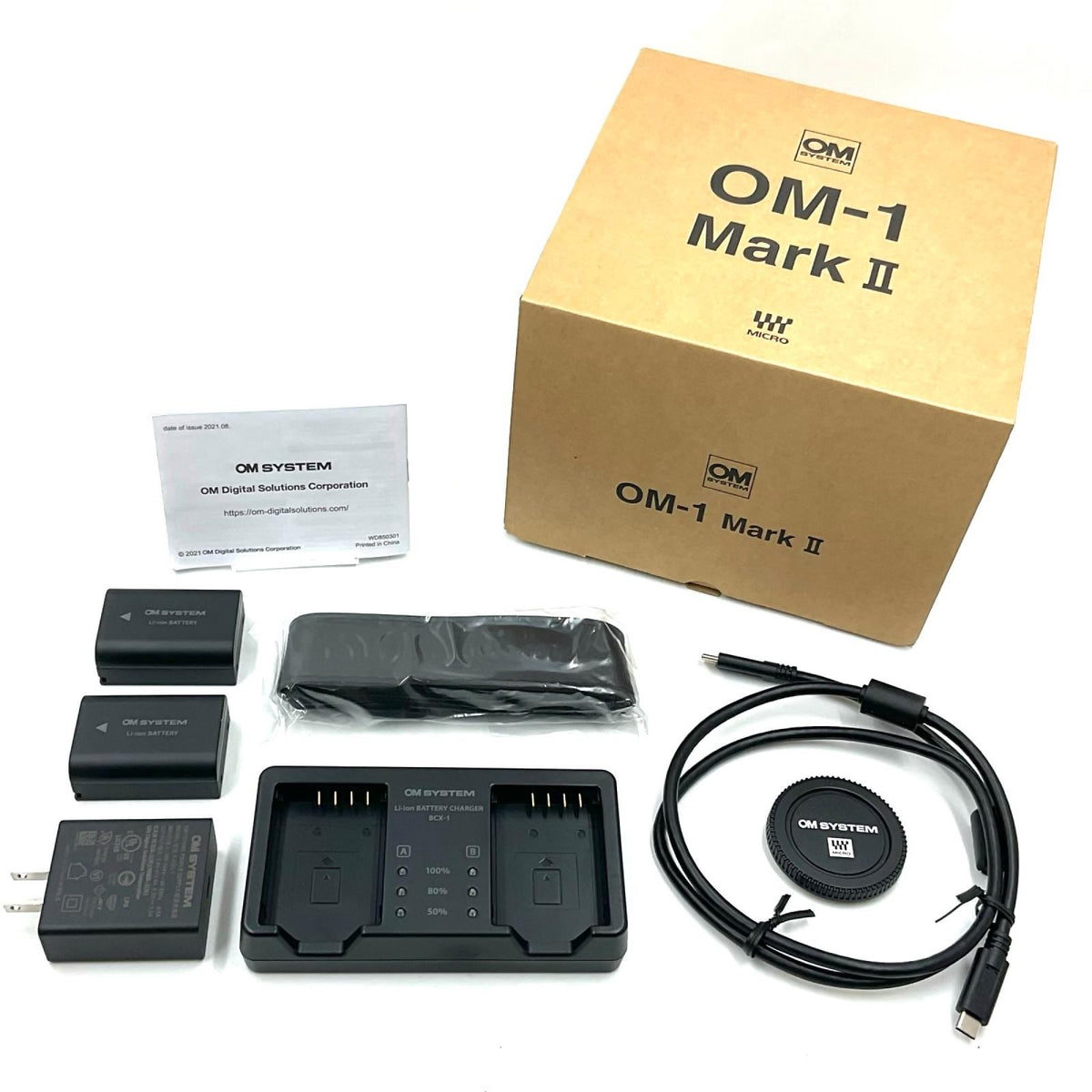 【全額返金保証】【最速発送】OM SYSTEM デジタル一眼 OM SYSTEM OM-1 Mark II ボディ ブラック 美品 動作確認済