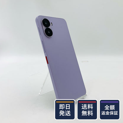 【全額返金保証】【最速発送】ZTE nubia　電源オンオフのみ S2 ラベンダー A504ZT 超美品 動作確認済