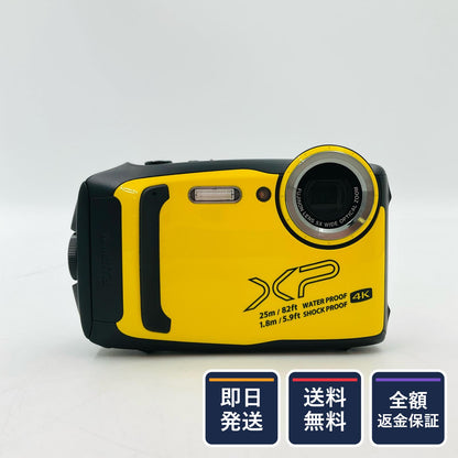 【全額返金保証】【最速発送】FUJIFILM コンパクトデジタルカメラ FinePix XP140 イエロー 超美品 動作確認済