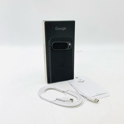 【全額返金保証】【最速発送】Google Pixel 9 Pro 128GB オブシディアン au SIMフリー 白ロム 動作確認済