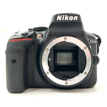 【全額返金保証】【最速発送】Nikon デジタル一眼 D5300 ブラック 美品 動作確認済