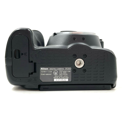 【全額返金保証】【最速発送】Nikon デジタル一眼 D5300 ブラック 美品 動作確認済