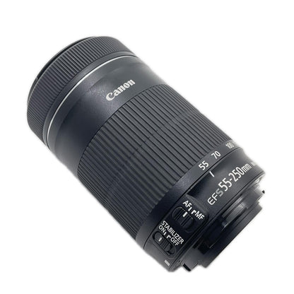 【全額返金保証】【最速発送】Canon EF-S55-250mm F4-5.6 IS STM 美品 動作確認済