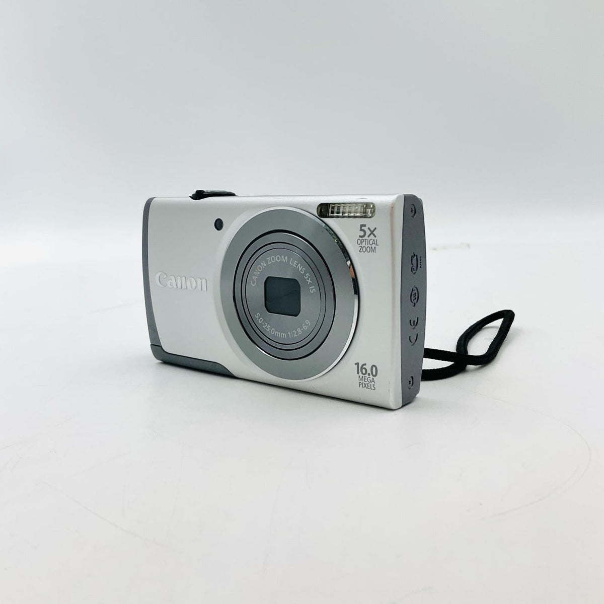 【全額返金保証】【最速発送】Canon コンパクトデジタルカメラ PowerShot A3500 IS シルバー 動作確認済