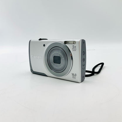 【全額返金保証】【最速発送】Canon コンパクトデジタルカメラ PowerShot A3500 IS シルバー 動作確認済