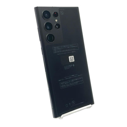 【全額返金保証】【最速発送】SAMSUNG Galaxy S22 Ultra 256GB ファントムブラック au SIMフリー SCG14 白ロム 動作確認済