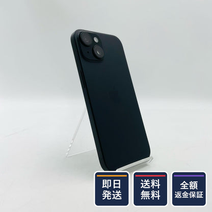 【全額返金保証】【最速発送】Apple iPhone iPhone 15 128GB ブラック Softbank 白ロム 美品 動作確認済 87%