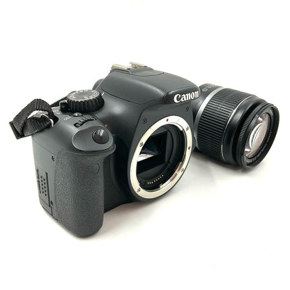 【最速発送】Canon デジタル一眼 EOS Kiss X4 EF-S 18-55 IS レンズキット ブラック【難有】