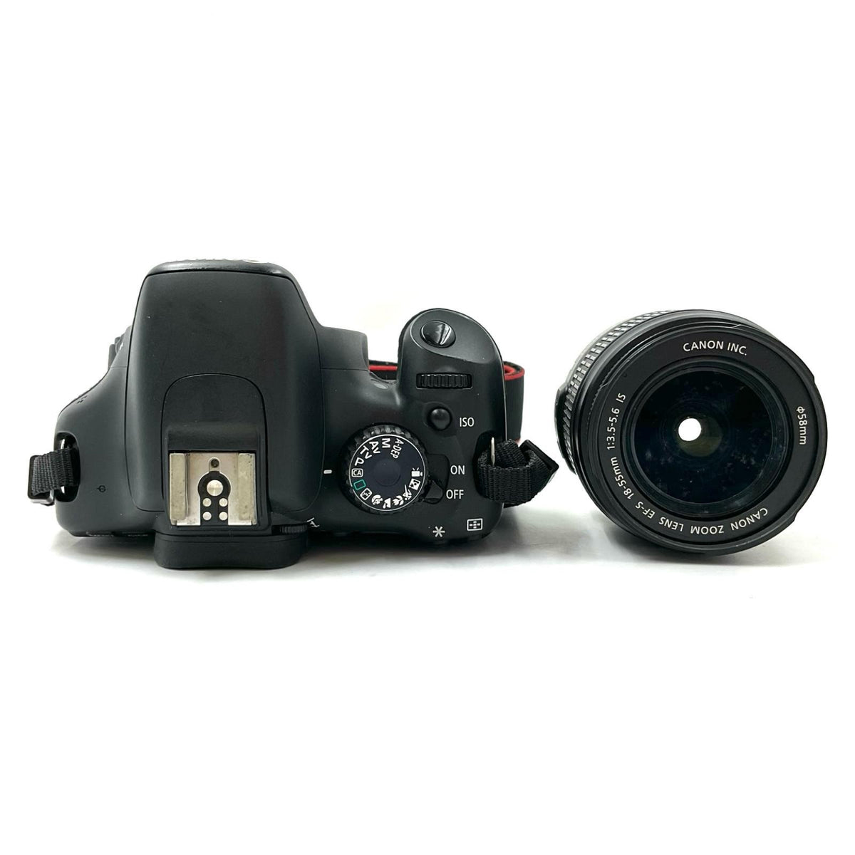 【最速発送】Canon デジタル一眼 EOS Kiss X4 EF-S 18-55 IS レンズキット ブラック【難有】