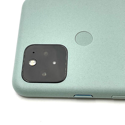 【全額返金保証】【最速発送】Google Pixel 5 128GB ソータセージ Softbank G5NZ6 白ロム 動作確認済