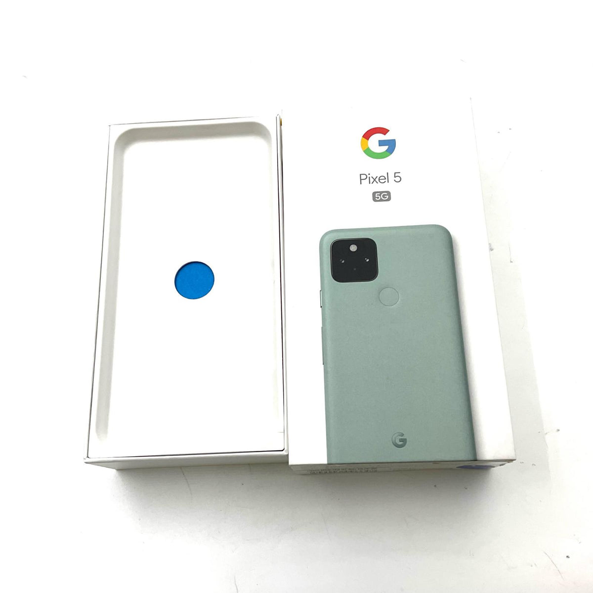 【全額返金保証】【最速発送】Google Pixel 5 128GB ソータセージ Softbank G5NZ6 白ロム 動作確認済