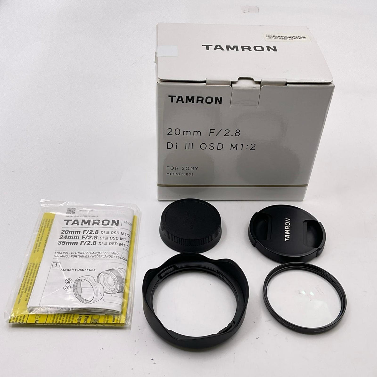 【全額返金保証】【最速発送】TAMRON 20mm F/2.8 Di III OSD M1：2 (Model F050) 美品 動作確認済