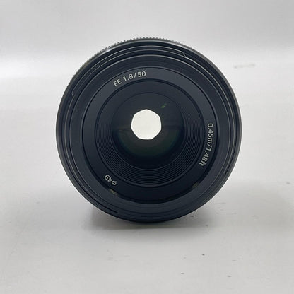 【全額返金保証】【最速発送】Sony FE 50mm F1.8 SEL50F18F 美品 動作確認済