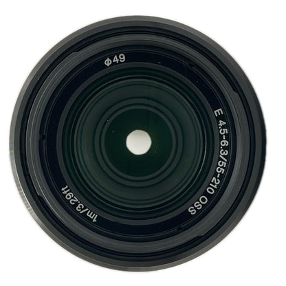 【全額返金保証】【最速発送】Sony E 55-210mm F4.5-6.3 OSS SEL55210 ブラック 美品 動作確認済