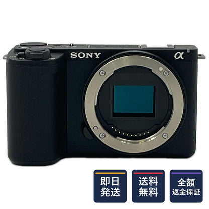 【全額返金保証】【最速発送】Sony デジタル一眼 VLOGCAM ZV-E10M2 ボディ ブラック 美品 動作確認済