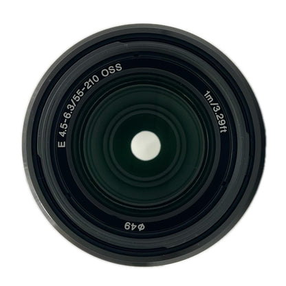 【全額返金保証】【最速発送】Sony E 55-210mm F4.5-6.3 OSS SEL55210 ブラック 美品 動作確認済