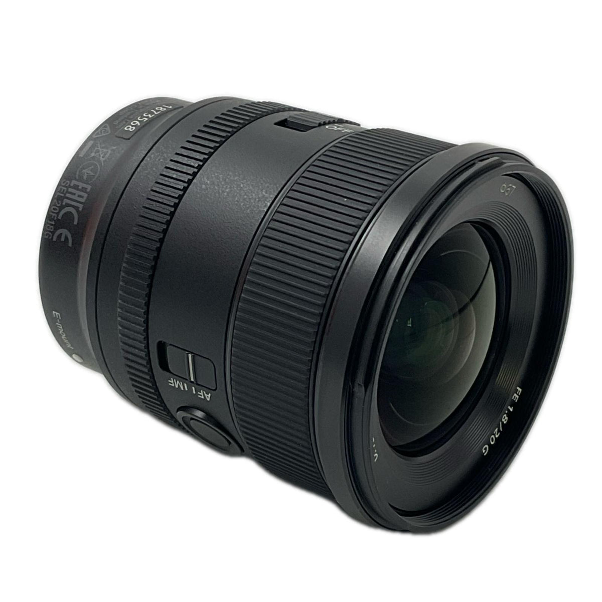 【全額返金保証】【最速発送】Sony FE 20mm F1.8 G SEL20F18G 美品 動作確認済