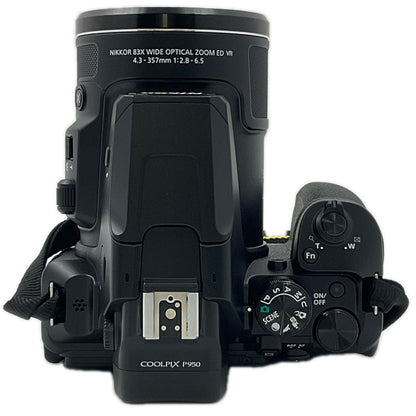 【全額返金保証】【最速発送】Nikon コンパクトデジタルカメラ COOLPIX P950 ブラック 美品 動作確認済
