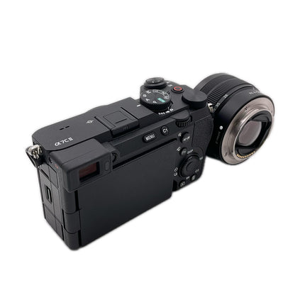 【全額返金保証】【最速発送】Sony デジタル一眼 α7C II ILCE-7CM2L ズームレンズキット [ブラック] 超美品 動作確認済