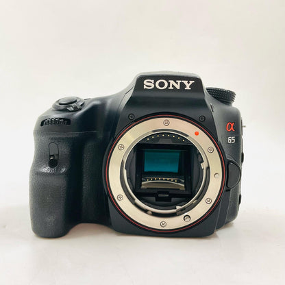 【全額返金保証】【最速発送】Sony デジタル一眼 α65 SLT-A65 ブラック 動作確認済