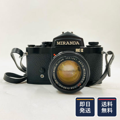 【最速発送】ミランダ MIRANDA RE II ブラック + AUTO MIRANDA EC 50mm f1.4【難有】