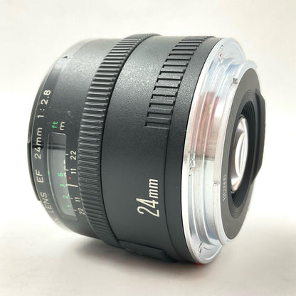 【全額返金保証】【最速発送】Canon EF 24mm F2.8 美品 動作確認済