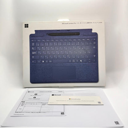 【全額返金保証】【最速発送】Microsoft Surface Pro キーボード (ペン収納付き/スリムペン付き) 日本語 1864, 1962 美品 動作確認済