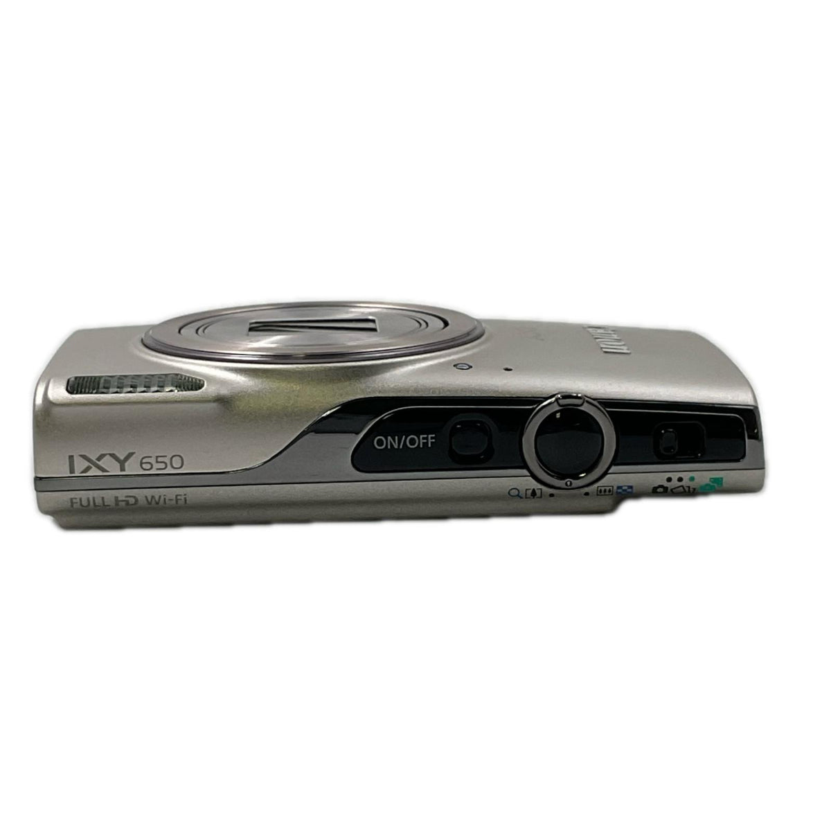 【全額返金保証】【最速発送】Canon コンパクトデジタルカメラ IXY 650 シルバー 超美品 動作確認済