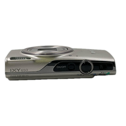 【全額返金保証】【最速発送】Canon コンパクトデジタルカメラ IXY 650 シルバー 超美品 動作確認済