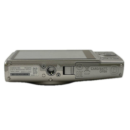 【全額返金保証】【最速発送】Canon コンパクトデジタルカメラ IXY 650 シルバー 超美品 動作確認済