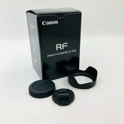 【全額返金保証】【最速発送】Canon RF24mm F1.8 MACRO IS STM 美品 動作確認済