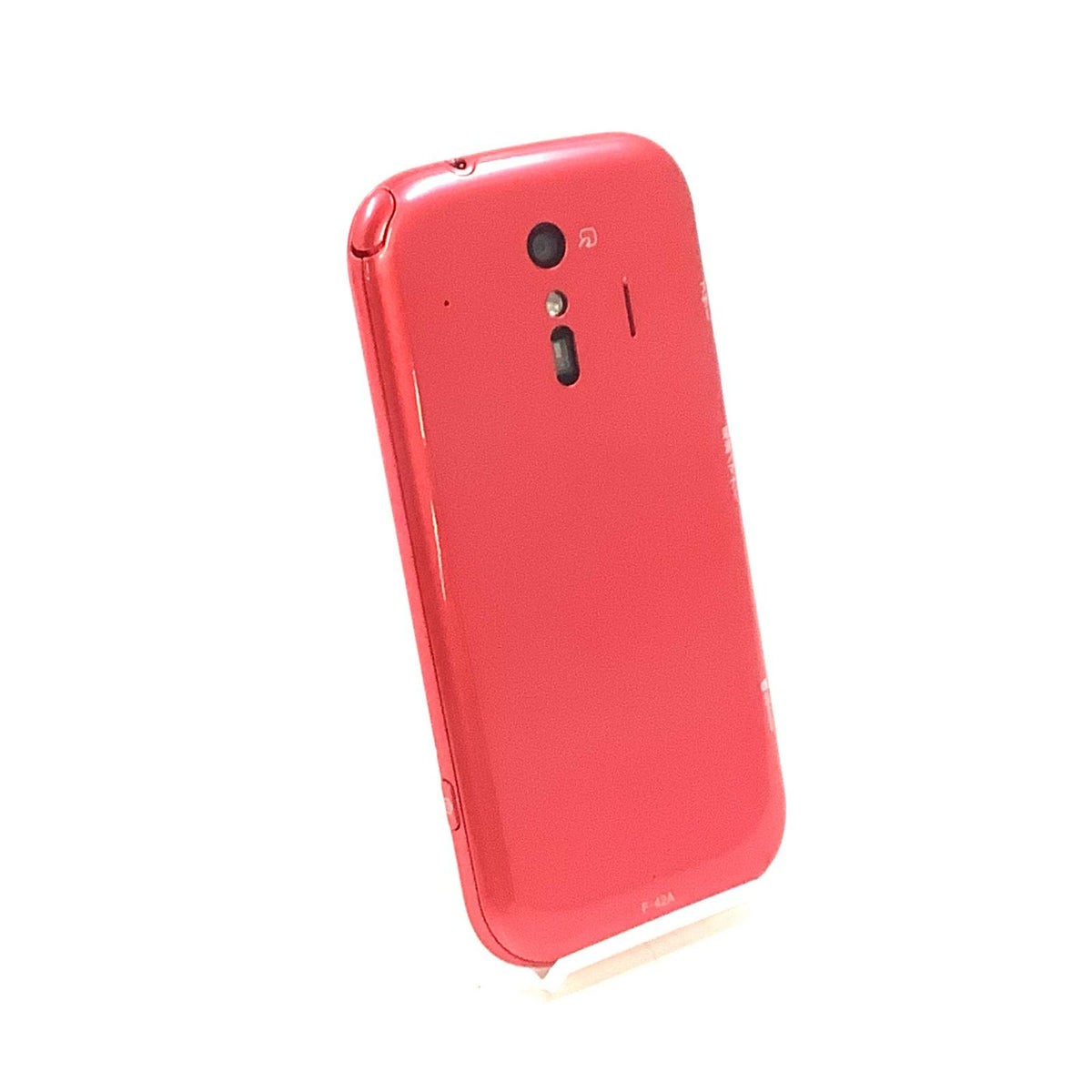 【全額返金保証】【最速発送】富士通 らくらくスマートフォン ピンク docomo SIMフリー F-42A 白ロム 美品 動作確認済