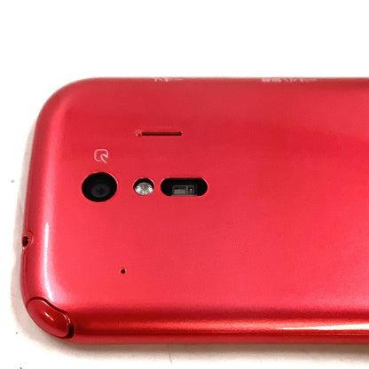 【全額返金保証】【最速発送】富士通 らくらくスマートフォン ピンク docomo SIMフリー F-42A 白ロム 美品 動作確認済