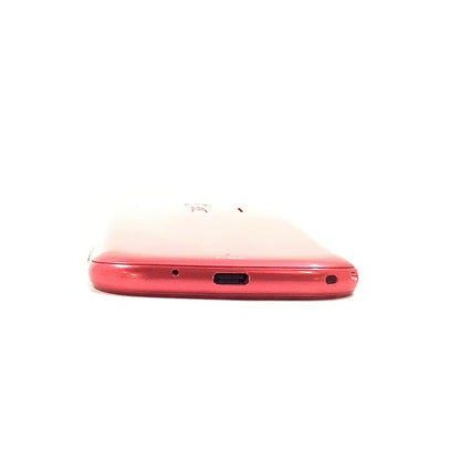【全額返金保証】【最速発送】富士通 らくらくスマートフォン ピンク docomo SIMフリー F-42A 白ロム 美品 動作確認済