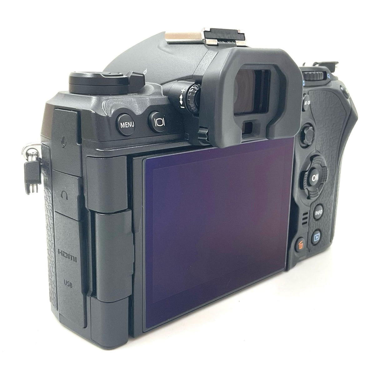 【全額返金保証】【最速発送】OM SYSTEM デジタル一眼 OM SYSTEM OM-1 Mark II ボディ ブラック 美品 動作確認済