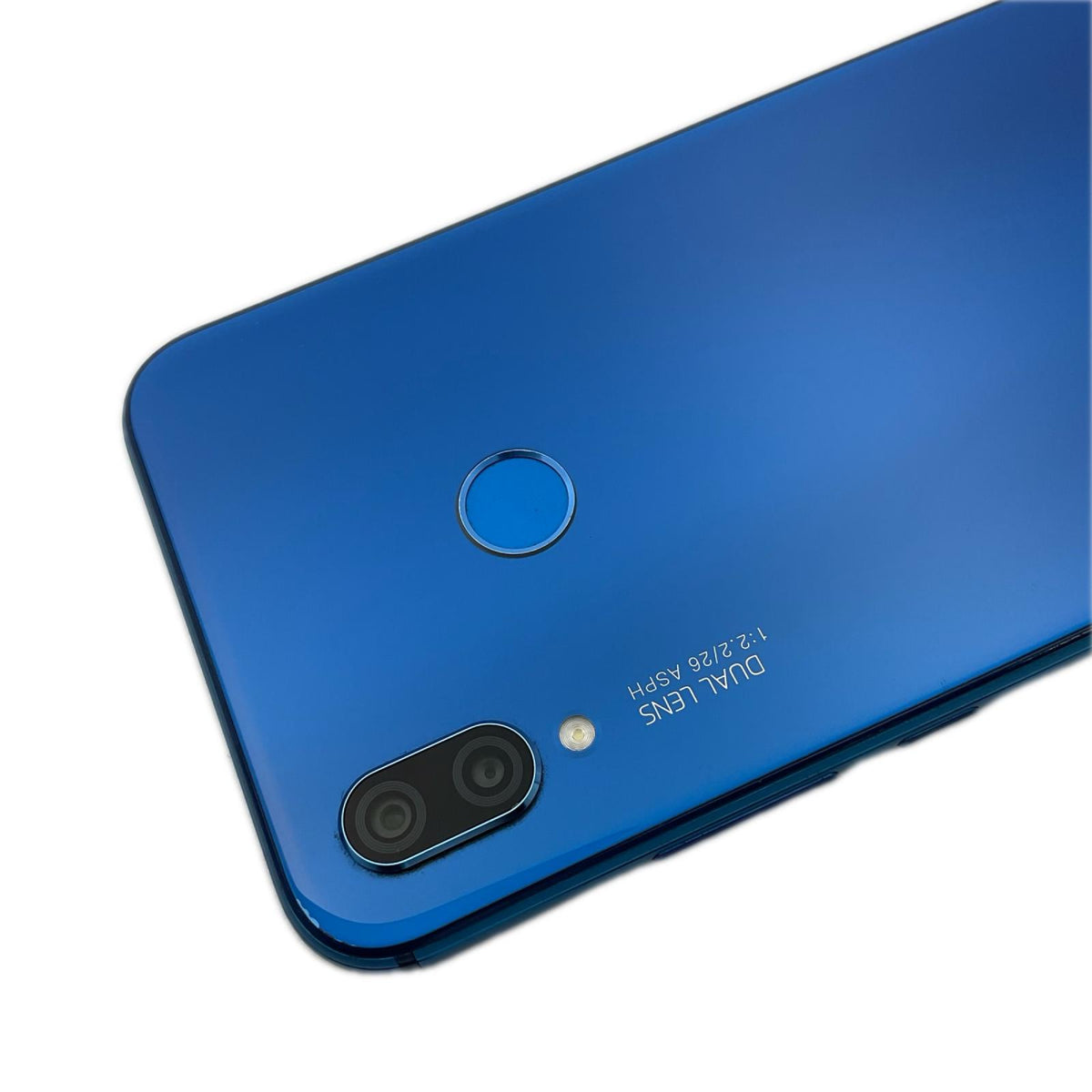 【全額返金保証】【最速発送】Huawei P lite 20 32GB ブルー Softbank ANE-LX2J 白ロム 動作確認済