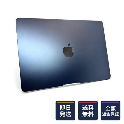 【全額返金保証】【最速発送】Apple MacBook Air 13.6インチ 2024 Apple M3 8GB 256GB ミッドナイト 100% 美品 動作確認済